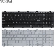New US Keyboard For  Fujitsu Lifebook AH530 AH531 NH751 A530 A531 Black English Laptop Keyboard