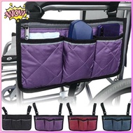 [ Universal Wheelchair Side Bag Pouch Organizer Phone Holder Mobility Aid