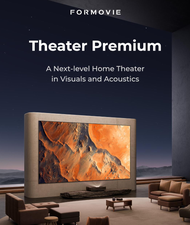 [New ! In-stock) Formovie Theater Premium 4K with Google TV Triple Laser UST Projector สว่างขึ้น 20%