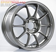 ล้อแม็กใหม่เบา AOW TC105X 4รู100 ET35  7-15นิ้ว (ราคา4วง) ดำด้าน One