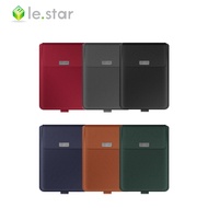 lestar 超薄防水可折疊3折支架筆電包/內膽包4件組-通用款 13/14吋-粉色