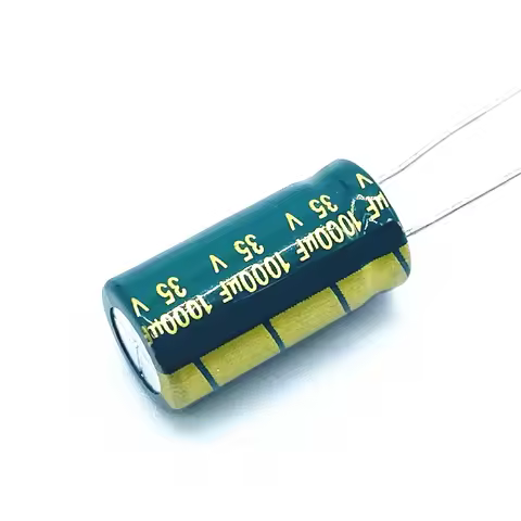 30pcs 35v 1000uf Aluminum Electrolytic Capacitor Original Low Esr/impedance High Frequency Size 10*2