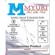 ONE PCS SNAP MYURI STRONG AND DURABLE CAN BE USED FOR TOMAN FISH AND OTHERS