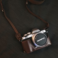 Olympus Mirrorless EM10IV EPL10/9/8/7 PENF EM5II EM10IIIS Camera Bag Leather Case