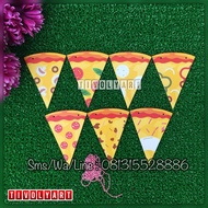 Pizza Flag Bunting Pizza Banner Banner Printing Bunting Printing