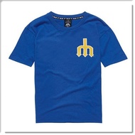 [ANGEL NEW ERA] Majestic MLB GRIFFEY 24 Seattle Sailors Retro Time Back Number Short T Royal Blue