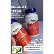 Now Vitamin D3 1000 iu Vit D 1 thousand