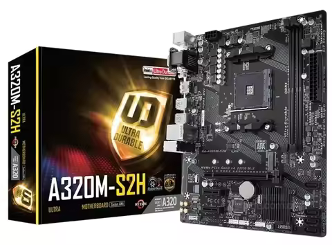 Boxed FOR Gigabyte GA-A320M-S2H supports Ryzen generation 1 to 5, supports M.2