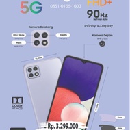 Handphone Samsung A22 5G Ram 6/128gb