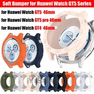 Silicone Bumper Case for Huawei Watch GT 5 Pro 46mm Soft Protective Shell Cover for Huawei Watch GT5