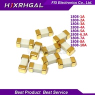 100PCS Gold foot 1808 125V 0451 SMD Fast blow Fuse 1A 2A 3A 4A 5A 6.3A 7A 8A 10A 0451 ultra-rapid fu