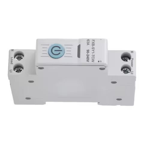 For Smart Home Environment 63A Energy Metering Breaker Real Time Energy Usage Monitoring Remote Cont