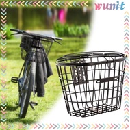 [Wunit] Bike Basket Bike Storage Basket, Large Capacity, Front Frame, Bike Basket Bike Hanging Basket for Outdoor