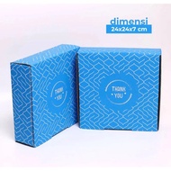 THANK YOU MOTIF BOX HAMPERS CARDBOARD BOX 24x24x7