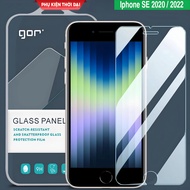 Cường lực Gor Iphone SE 2020 / 2022 trong suốt trơn mượt hạn chế vân tay