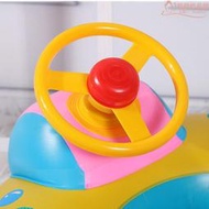 新品【帶遮陽蓬】方向盤汽車喇叭艇 嬰幼兒童遊泳圈 水上座圈