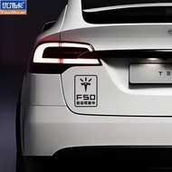 [Time-limited Discount Sale] Tesla FSD Smart Driving Please Do Not Add Stuffed Car Stickers Car Glas