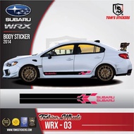 SUBARU WRX CAR BODY STICKER SET WRX - 03