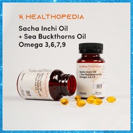 Healthopedia Sacha Ichi Oil (60 Softgels) EXP: 4/06/28 w/ Sea Buckthorns Oil Omega 3679