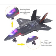 Kapal Terbang Tempur F35 Diecast Fighter Aircraft F35 Plane Model Simulation Jet Plane Koleksi Kapal