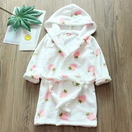 2.6,000 Times Repurchase Children Bathrobe Flannel Loungewear Four Seasons Pajamas 4.23