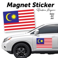 Magnet Sticker Bendera Malaysia & 14 Negeri