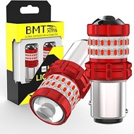 BMT xms 1157 2357 LED Bulb Red for Tail Lights Brake Lights - 400% Super Bright 2057 2357 7528 BAY15