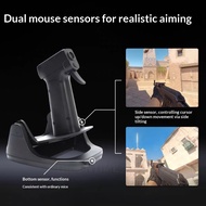 🎮L25B Gun Mouse fps Grip Trigger Pistol Vertical Wired Gaming Peripheral Gun Mouse L25B Gun Mouse Sh