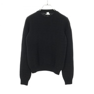 【二手】愛馬仕 HERMES Knit LOUNGEWEAR VOYAGE 2H2630DA 黑色羊毛針織女裝