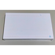 DATA White Index cards 5" x 8" 100 sheets index cards, White Index Card 1/2 size