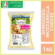 ◪ ✈ ↘ Euro Chef Shredded Mozzarella Cheese 1kg