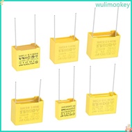 WU Safety Capacitor 0 47UF 0 22UF 0 33UF 0 82 0 68 275V474K X2 MKP 15mm Pin Pitch