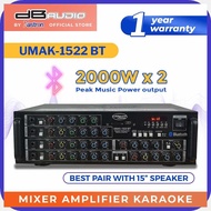 DB'eJ|Audio.I,by;Ft&Astron`QQ&UMAK-1522BT`lY&Mixer{kx'Amplifier{c'|{Z'2000W x 2 | Beat pair with 15