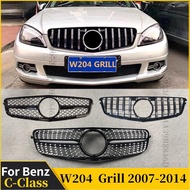 Diamond AMG GT GTR Style Grill For Mercedes Benz C Class W204 2007 2008 2009 2010 2011 2012 2013 201