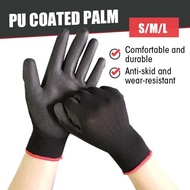 Work Gloves 12Pairs Nylon Shell Nitrile Coated breathable Garden Glove S/M/L/XL