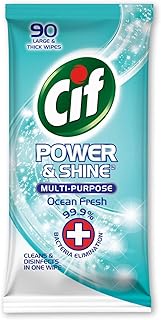 CIF Ocean Multi-Purpose Antibacterial, 90 Wipes