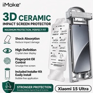 iMoke 3D Impact Ceramic Screen Protector For Xiaomi 15 Ultra/15 Pro/14 Pro/14 Ultra
