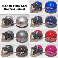 MHR III HELMET / MHR STENG KURA HALF CUT HELMET 3BUTTON VISOR BOGO VISOR