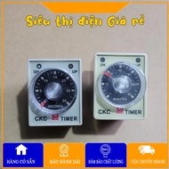 CKC AH3-3 time relay comes with base, time relay, timer CKC AH3-3 220V.