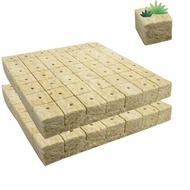 Palam Permulaan Rockwool 1.5", Palam Permulaan Rockwool untuk Hidroponik, Kiub Penanaman Rockwool (2