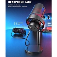 Fifine Ampligame A8 Condenser Usb Mic Rgb Light For Gaming + Arm Stand