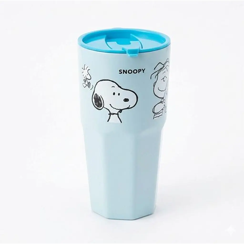 PN4-แก้วน้ำมีฝาปิด : PEANUTS-4A Tumbler with lid (PN4A-TB-PP850-BL) W9xH18.5 cm.-850 ml.