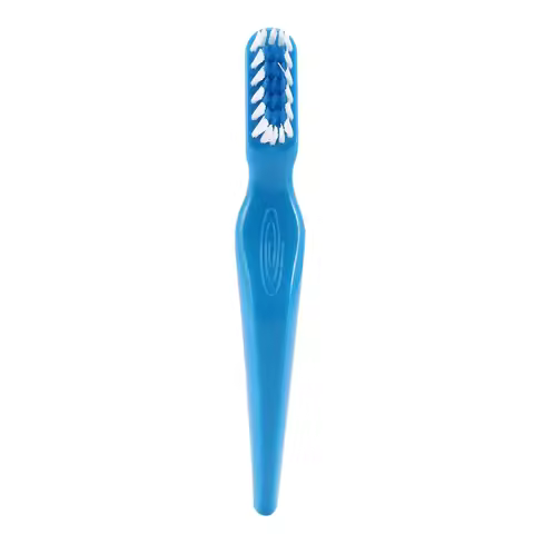 A71U 12 Pack Denture Brush Hard Denture Cleaning Brush False Teeth Brush Toothbrush