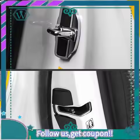 AA92-Car TRD Door Lock Buckle Upgraded Stabilizer Protector Latches Stopper For Lexus Toyota Elimina