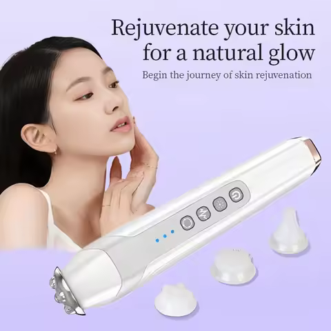 Portable CO2 Oxygen Bubble Pen High-frequency Vibration Facial Cleaning Balance Serum Input Hydratio