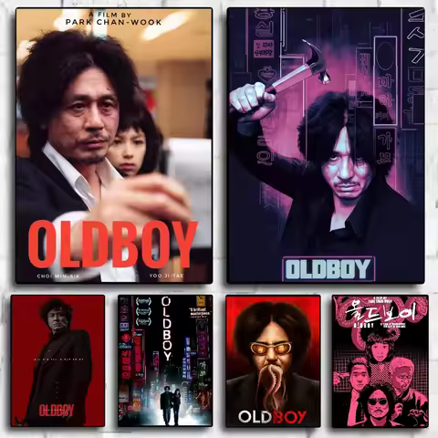 Classic Movie Oldboy Poster HD art canvas painting home living room bedroom bar aesthetic decoration