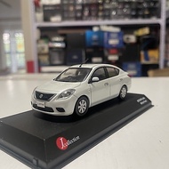 1: 43 JC Jingshang Nissan latio Sunny 2012 Car Model White