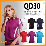 QD30 OREN SPORT Unisex 100% Microfiber Short Sleeve Polo