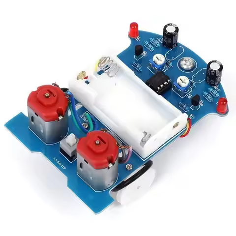 D2-5 DIY Kit Intelligent Tracking Line Car Suite DC Motor Electronic Production Assembly Smart Car P