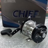 🔥ราคาพิเศษ🔥 เบททรงกลม OMOTO รุ่น CHIEF 6000CS หมุนขวา มีหลายสีให้เลือก เบรค 15 LB.    KM4.27467❗❗ราค